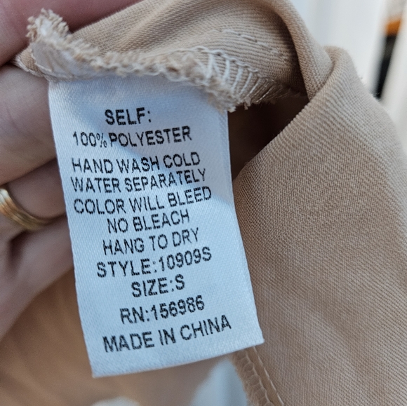 Shimmery Asymmetrical Slip Skirt - Picture 4 of 4